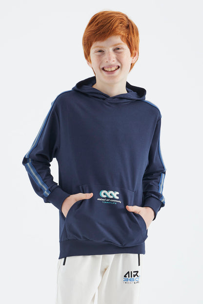 Indigo Kangaroo Pocket Boys' Sweatshirt - 11176