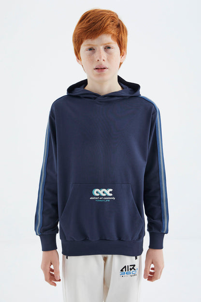 Indigo Kangaroo Pocket Boys' Sweatshirt - 11176