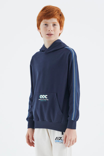 Indigo Kangaroo Pocket Boys' Sweatshirt - 11176