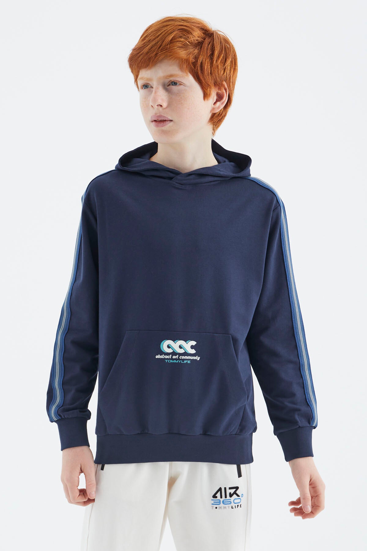 Indigo Kangaroo Pocket Boys' Sweatshirt - 11176