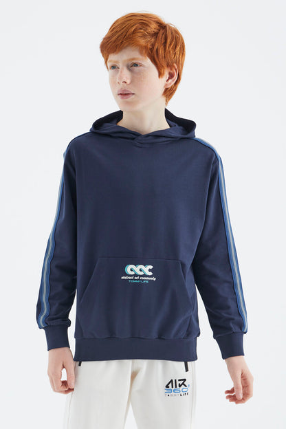 Indigo Kangaroo Pocket Boys' Sweatshirt - 11176