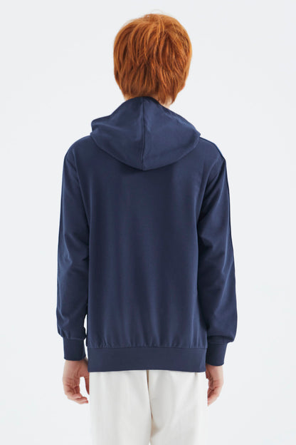 Indigo Kangaroo Pocket Boys' Sweatshirt - 11176