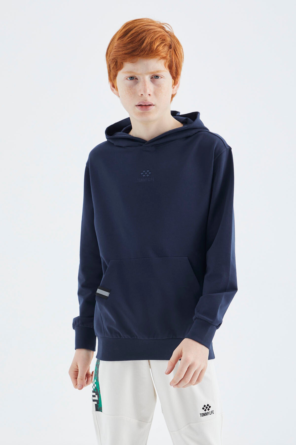 Indigo Hooded Boys' Sweatshirt - 11177