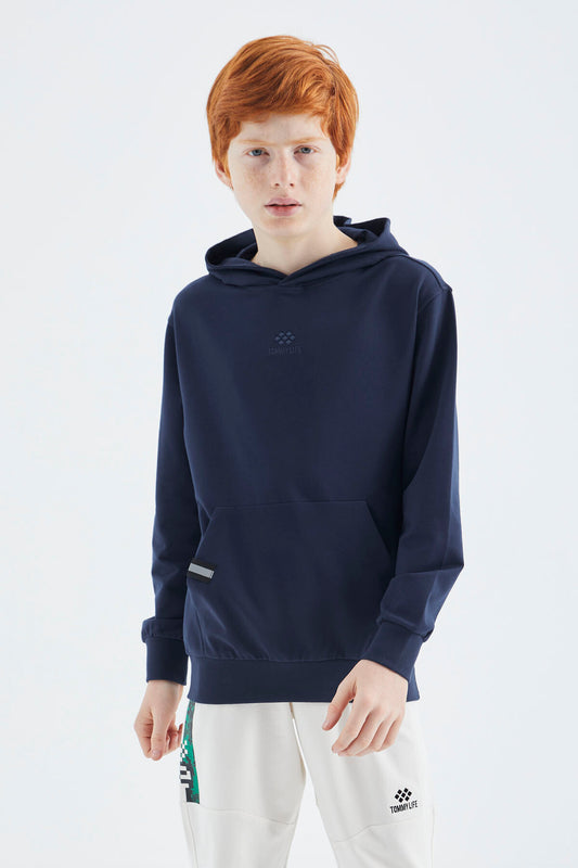 Indigo Hooded Boys' Sweatshirt - 11177