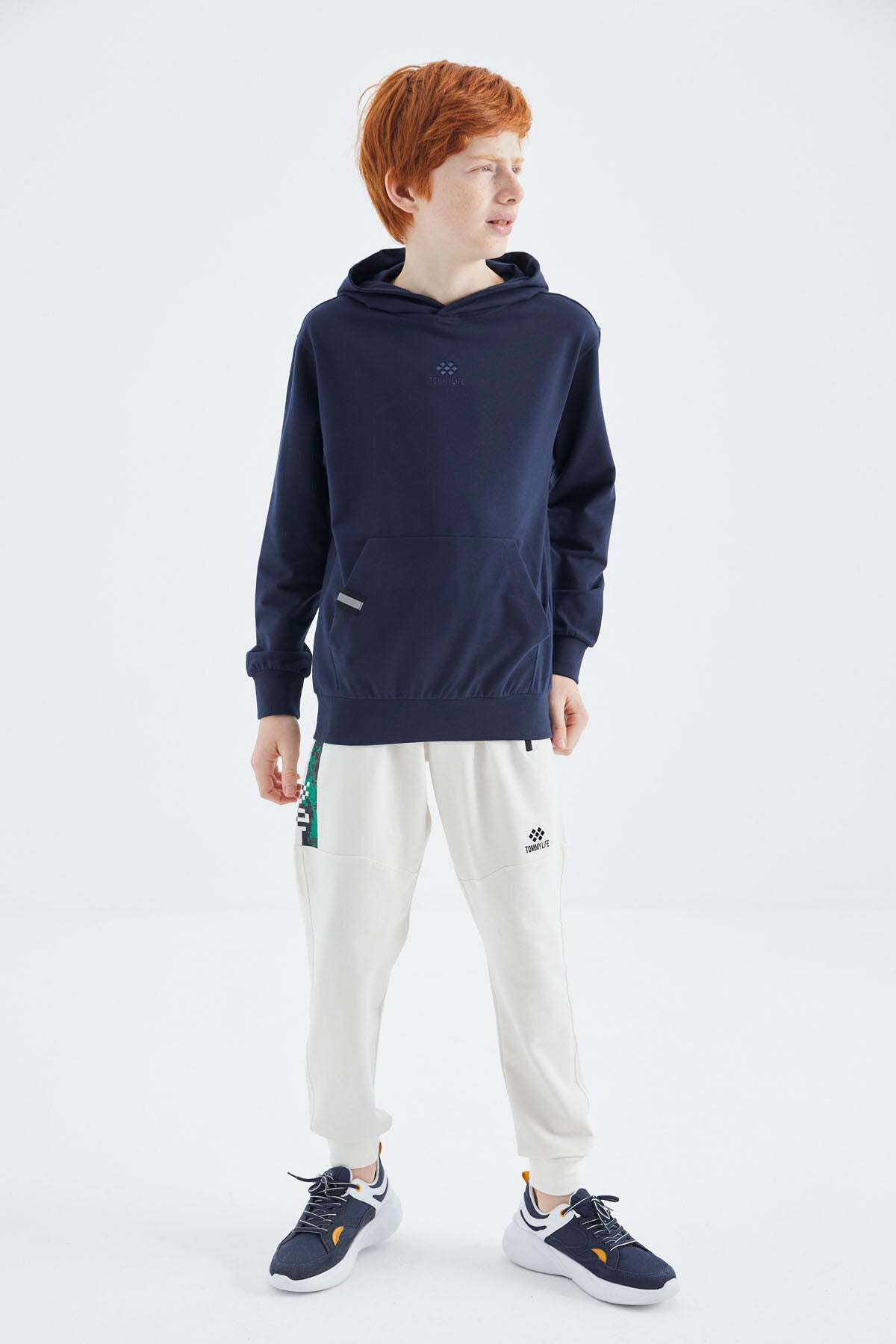 Indigo Hooded Boys' Sweatshirt - 11177