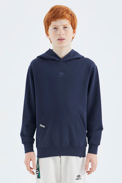 Indigo Hooded Boys' Sweatshirt - 11177
