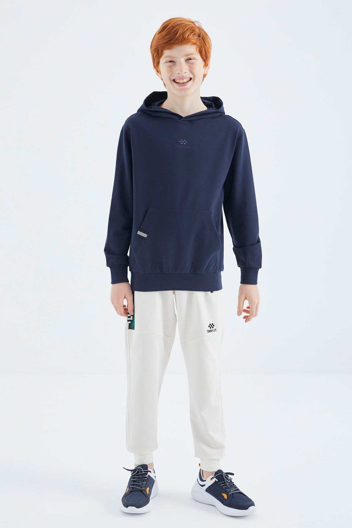 Indigo Hooded Boys' Sweatshirt - 11177