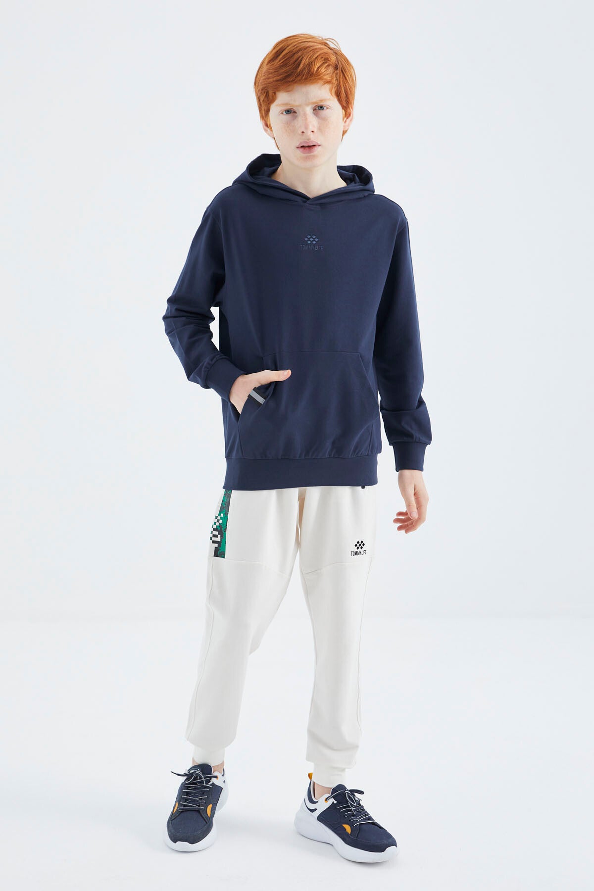 Indigo Hooded Boys' Sweatshirt - 11177