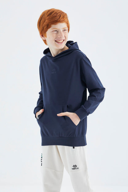Indigo Hooded Boys' Sweatshirt - 11177