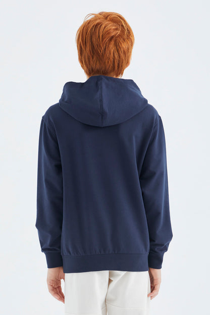 Indigo Hooded Boys' Sweatshirt - 11177