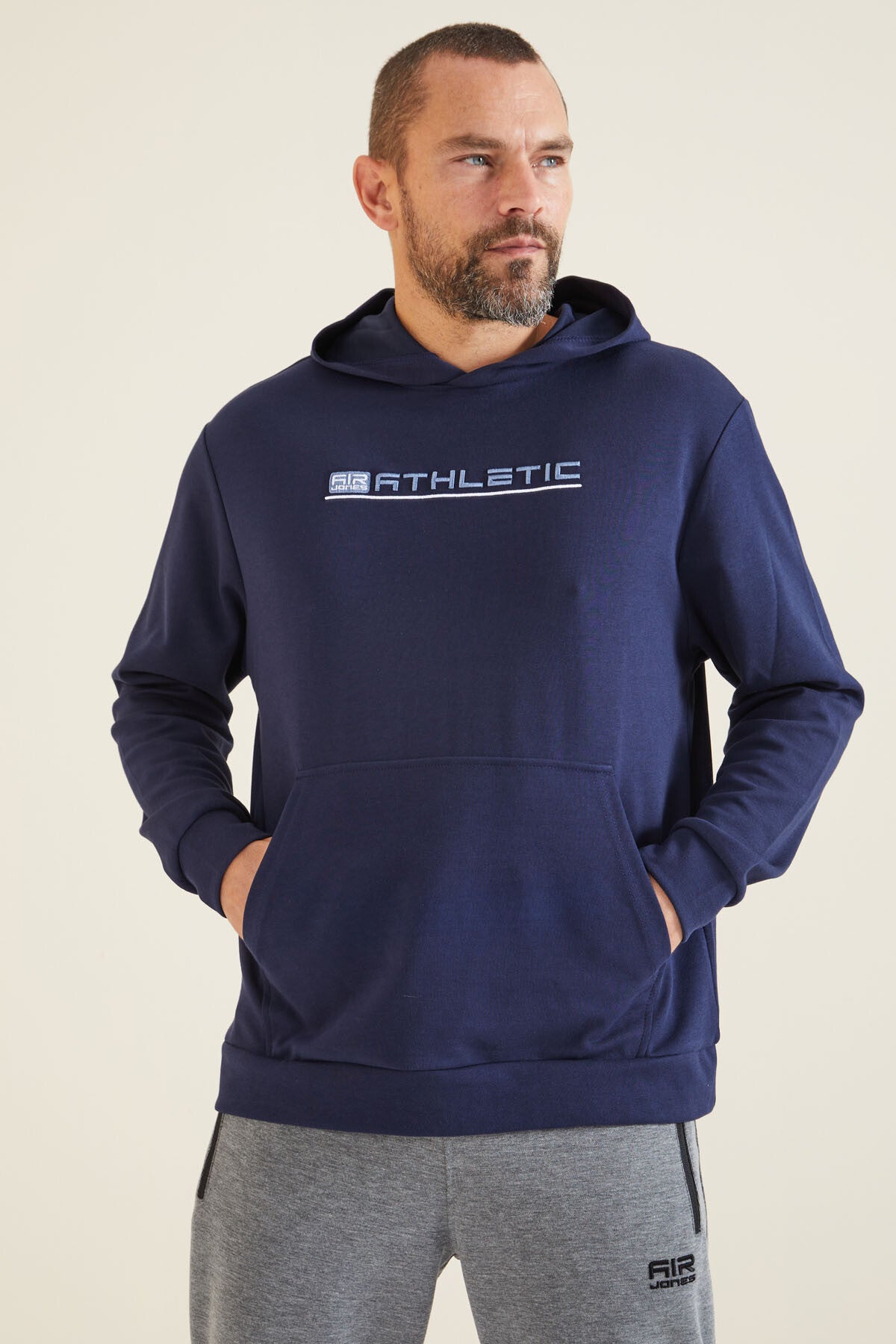 Pierce Indigo Hooded Men's Sweatshirt - 88132