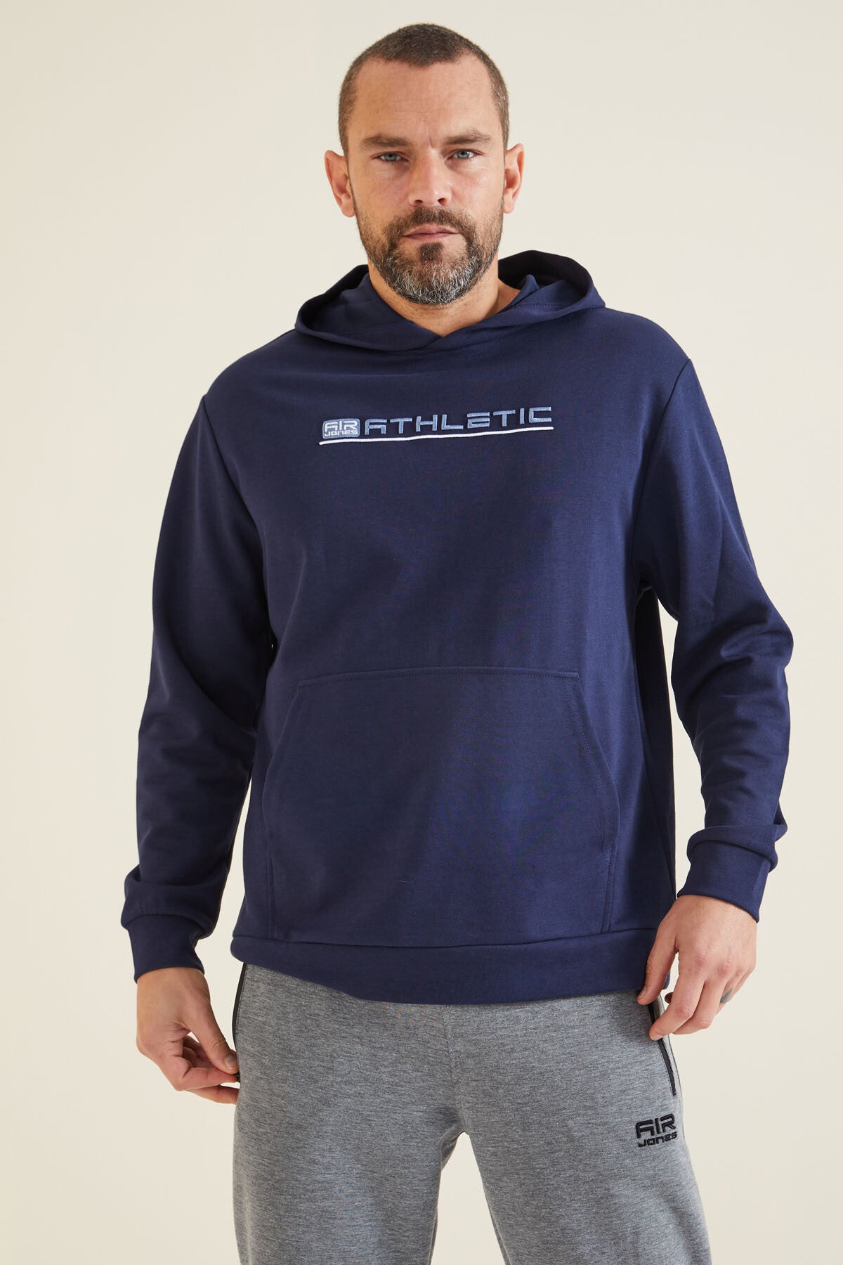 Pierce Indigo Hooded Men's Sweatshirt - 88132