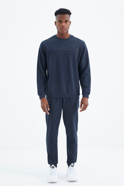 Keith Indigo Basic Men's Tracksuit Set - 85231