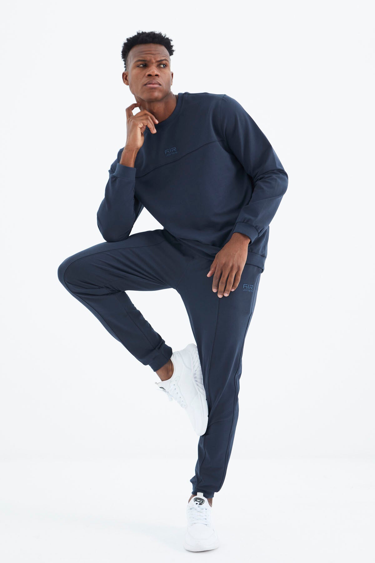 Keith Indigo Basic Men's Tracksuit Set - 85231
