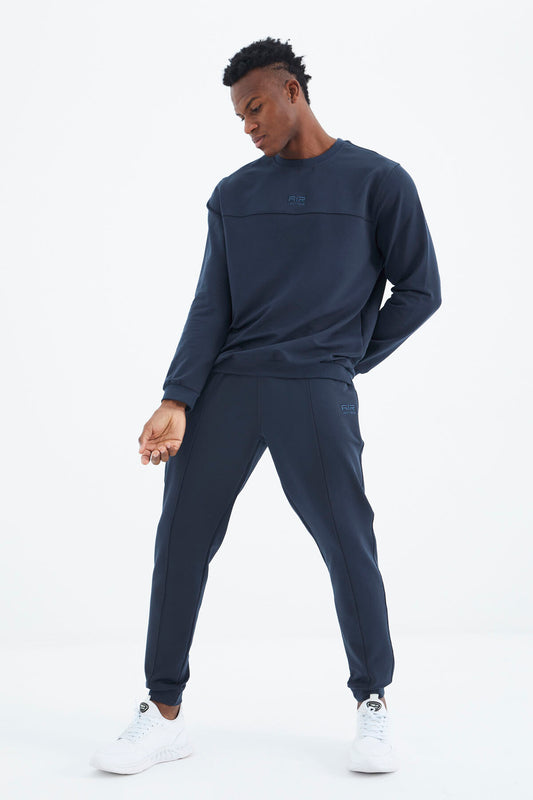 Keith Indigo Basic Men's Tracksuit Set - 85231