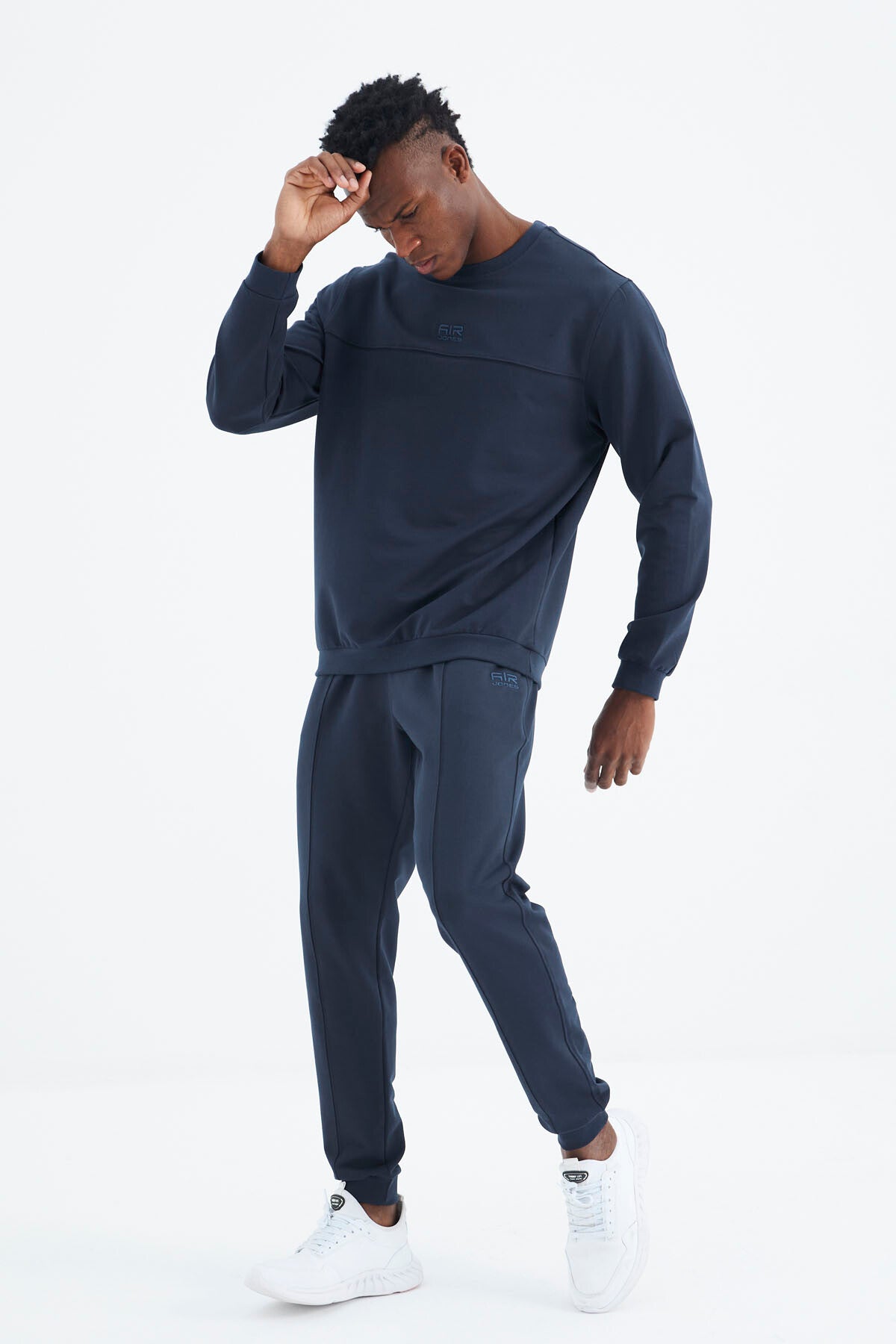 Keith Indigo Basic Men's Tracksuit Set - 85231