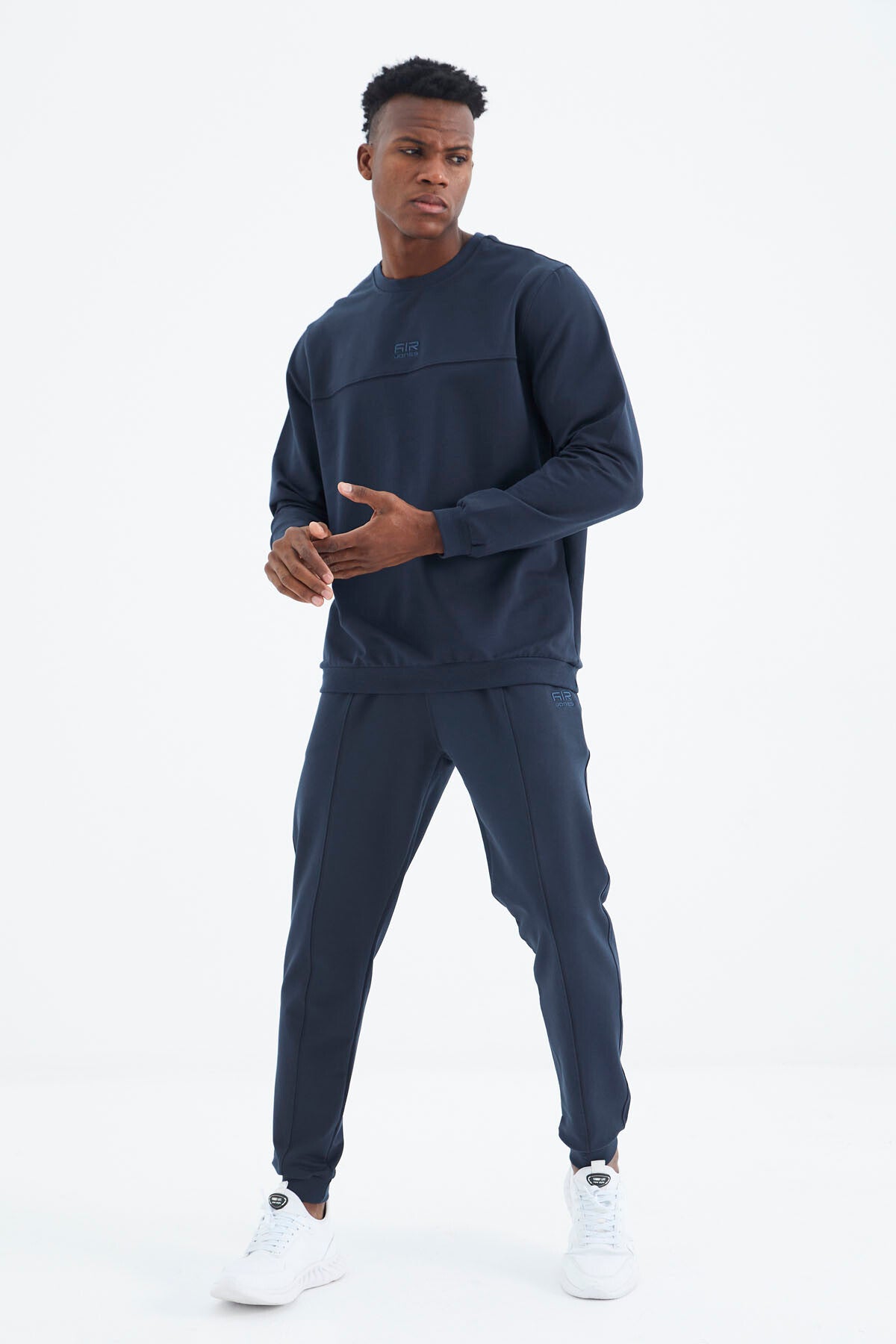 Keith Indigo Basic Men's Tracksuit Set - 85231