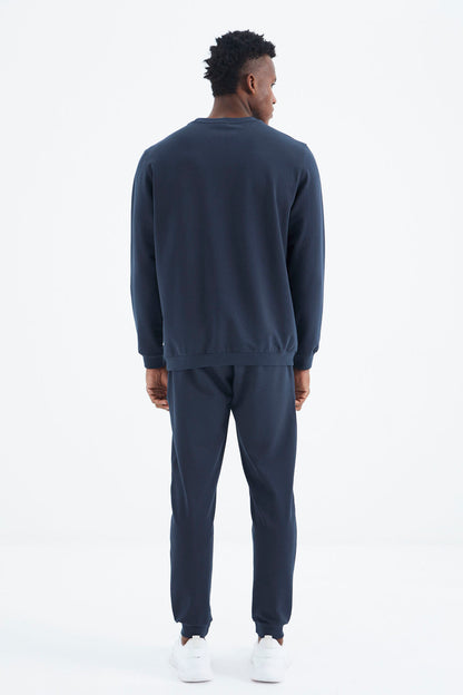 Keith Indigo Basic Men's Tracksuit Set - 85231