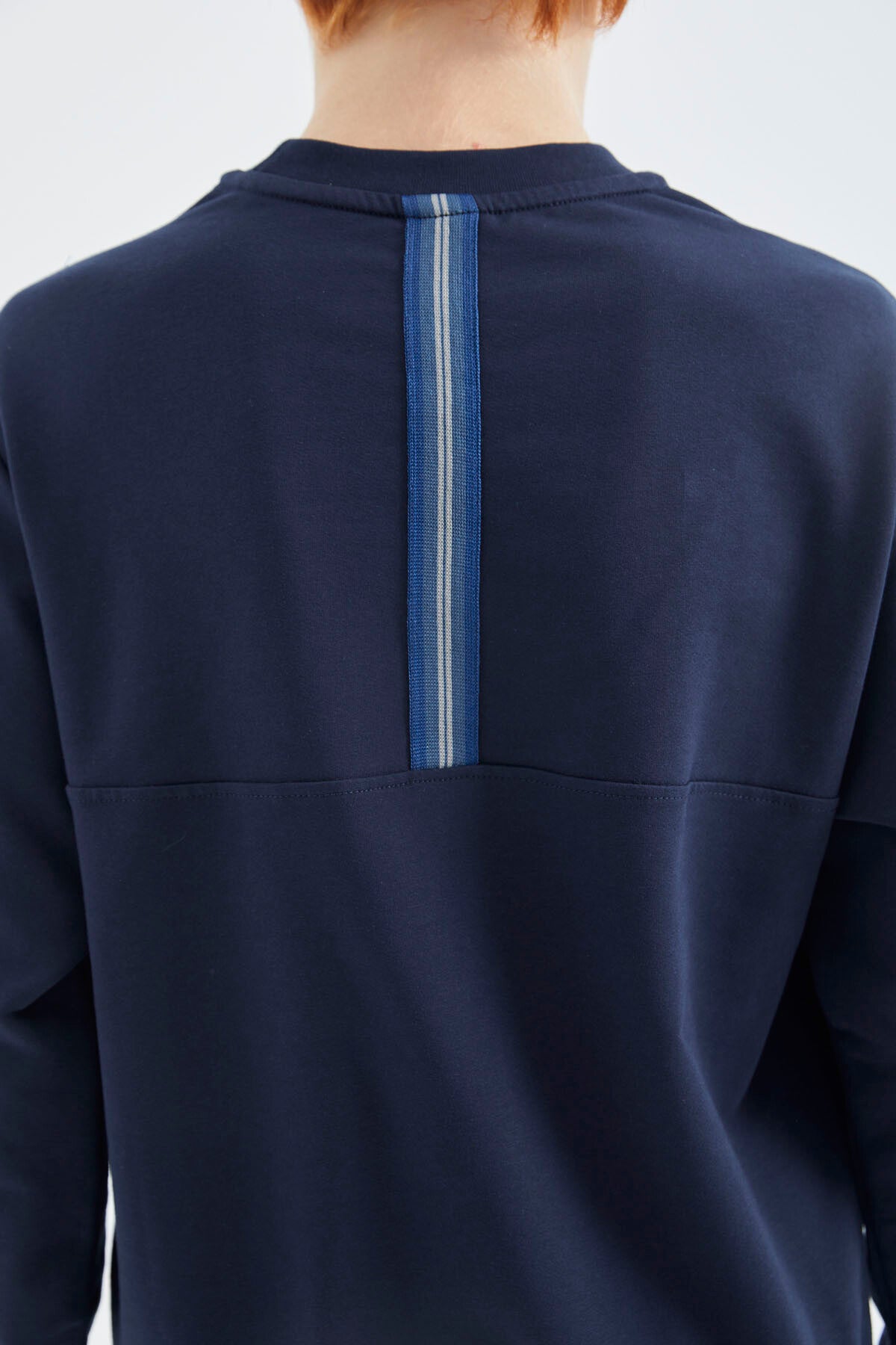 Indigo O Collar Boys' Sweatshirt - 11178