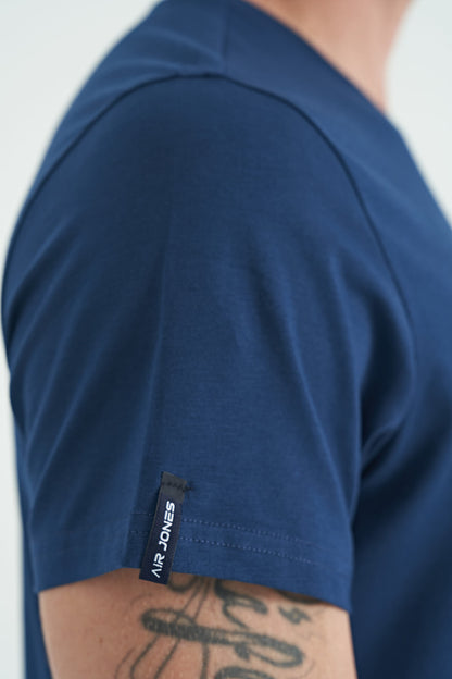 Indigo Basic Men's T-Shirt - 88245