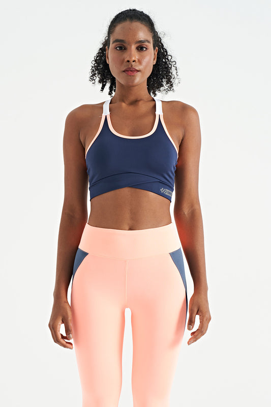Indigo Back Detailed Strappy Slim Fit Women's Bustier - 97254