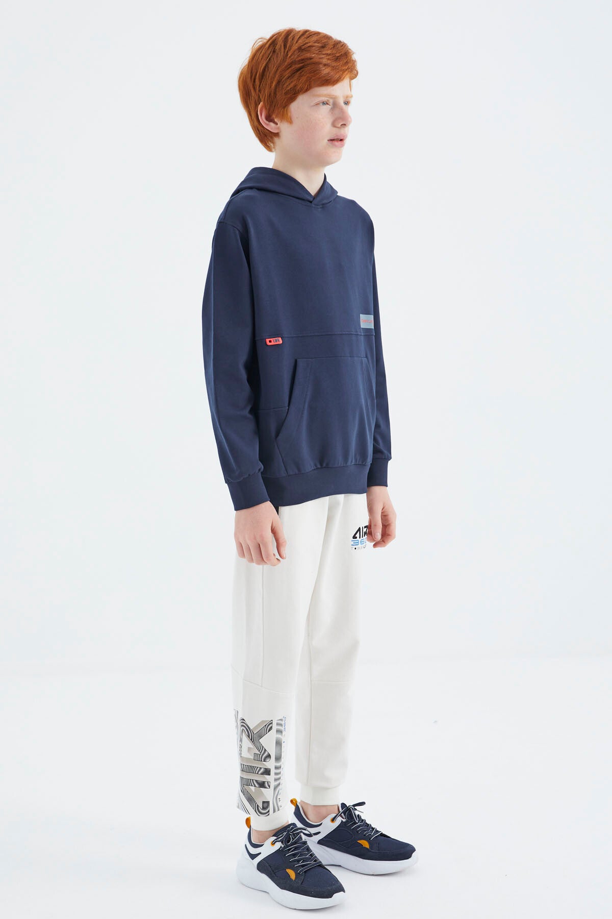 Indigo Standard Pattern Boys' Sweatshirt - 11179