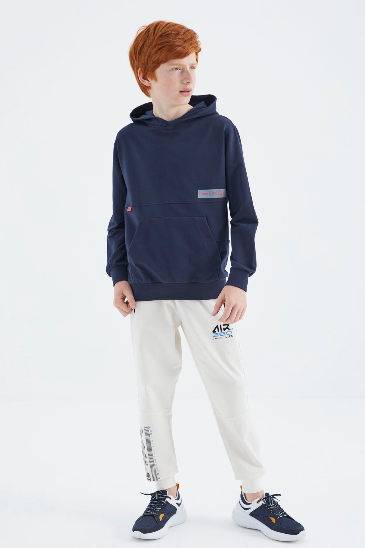Indigo Standard Pattern Boys' Sweatshirt - 11179