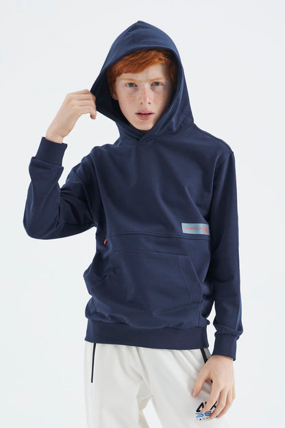 Indigo Standard Pattern Boys' Sweatshirt - 11179