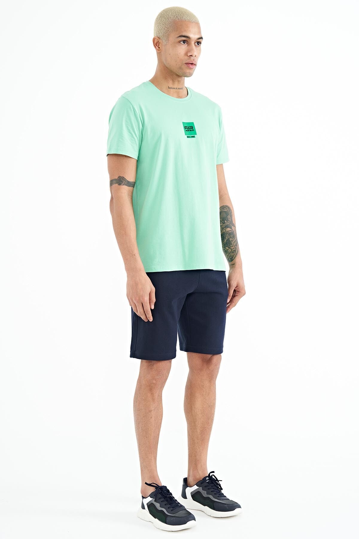Alva Indigo Printed Men's Shorts - 81245