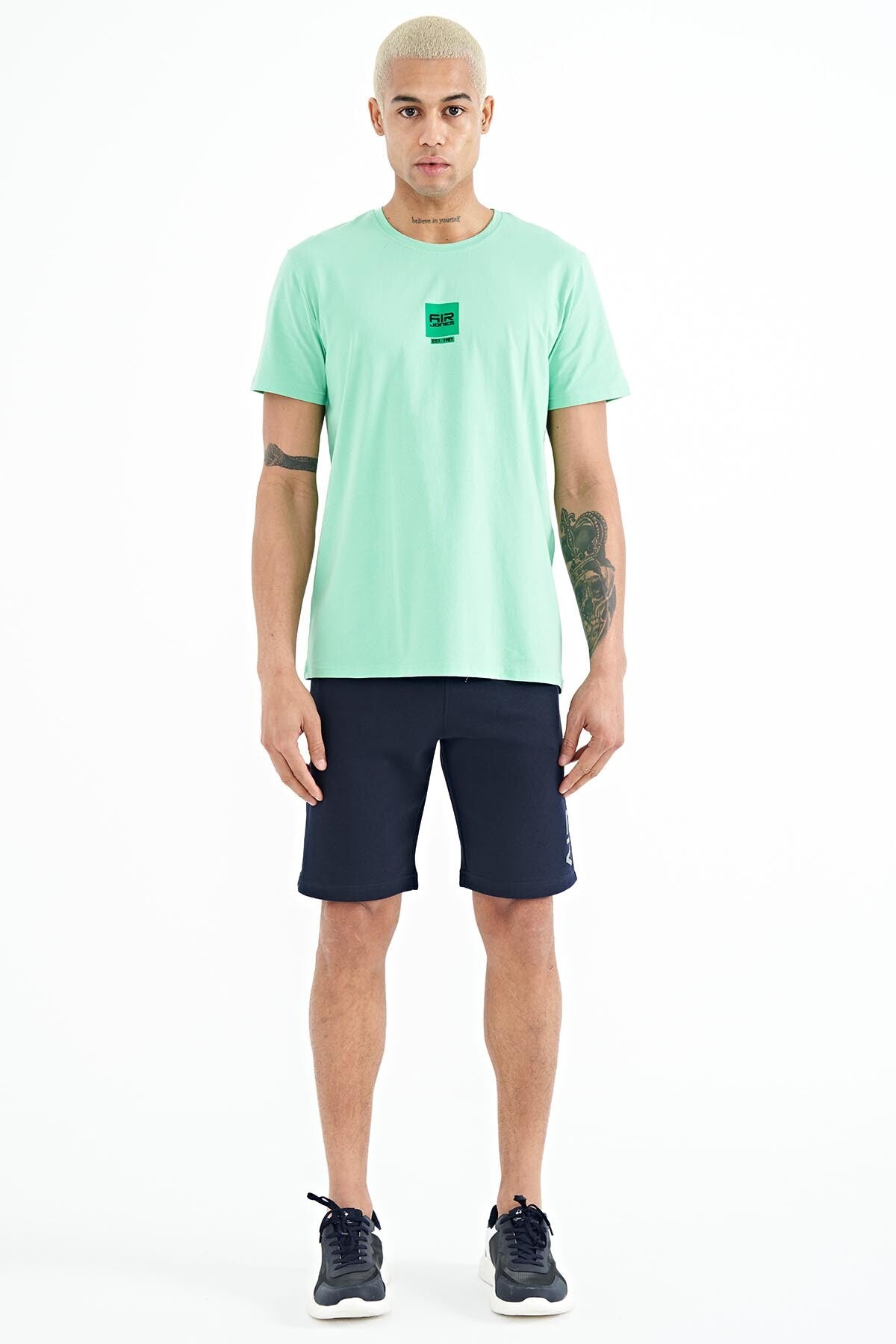 Alva Indigo Printed Men's Shorts - 81245
