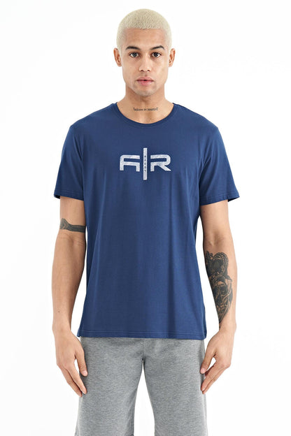 Boris Indigo Standard Fit Men's T-Shirt - 88206