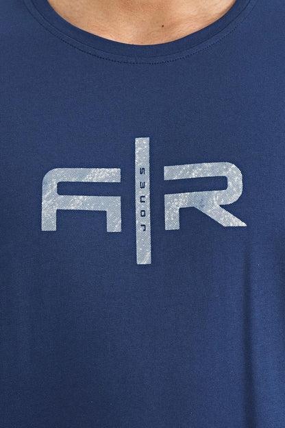 Boris Indigo Standard Fit Men's T-Shirt - 88206