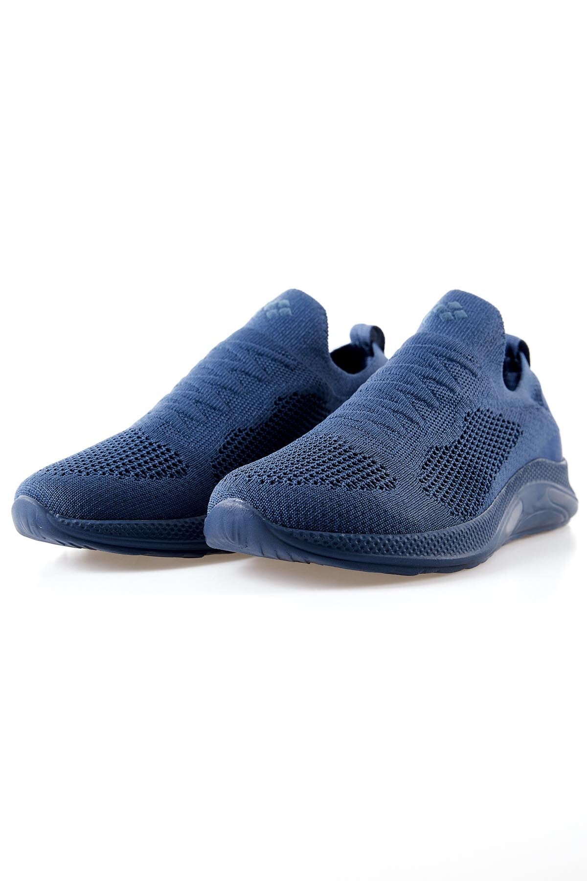 Indigo High Sole Fillet Laceless Light Flexible Women's Sports Shoes - 89207