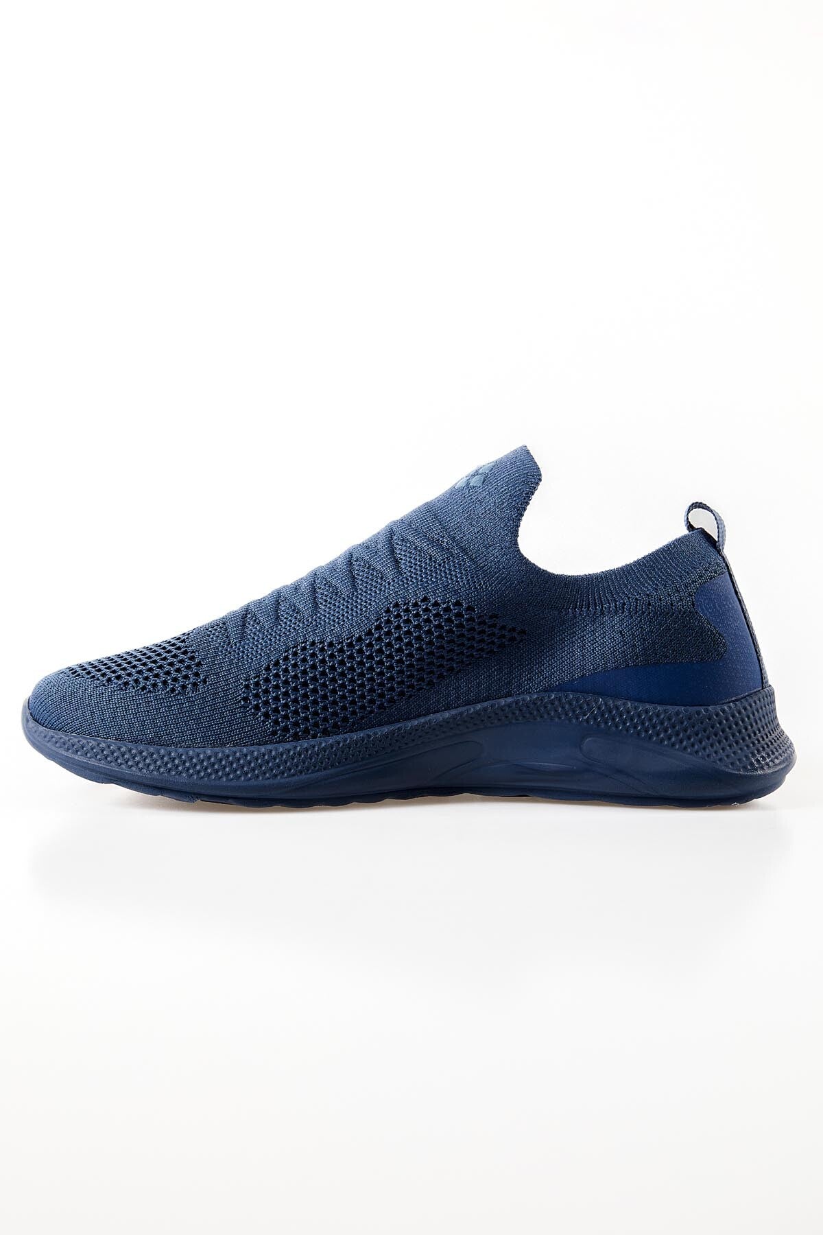 Indigo High Sole Fillet Laceless Light Flexible Women's Sports Shoes - 89207