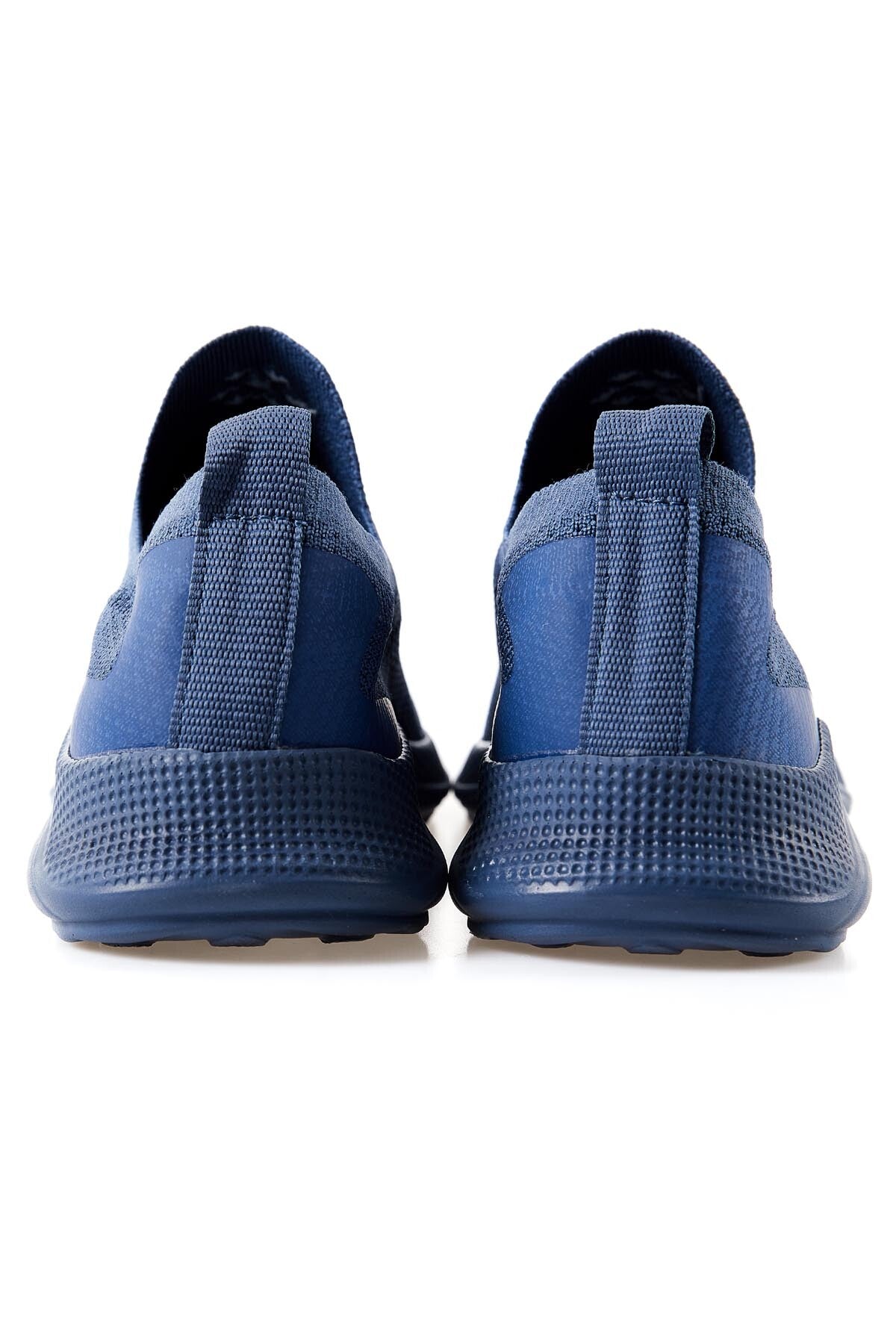 Indigo High Sole Fillet Laceless Light Flexible Women's Sports Shoes - 89207