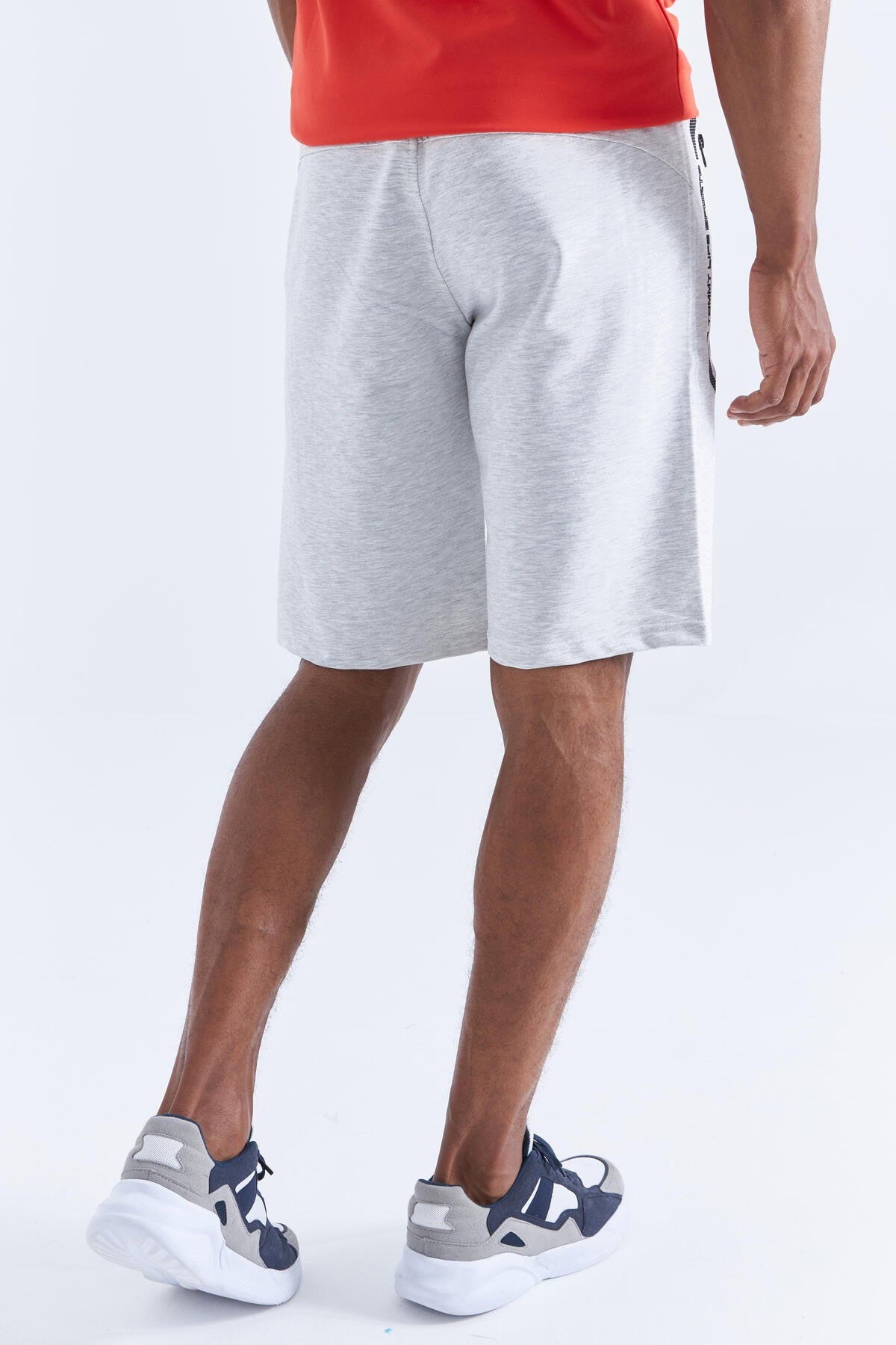 Black Zippered Detailed Standard Fit Men's Shorts - 81141