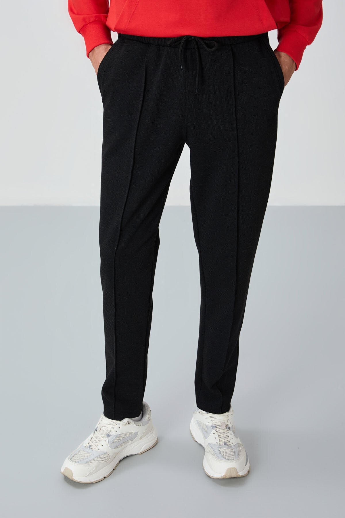 Speckled Black Jogger Men's Tracksuit Bottom - 82114