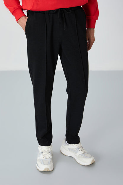 Speckled Black Jogger Men's Tracksuit Bottom - 82114