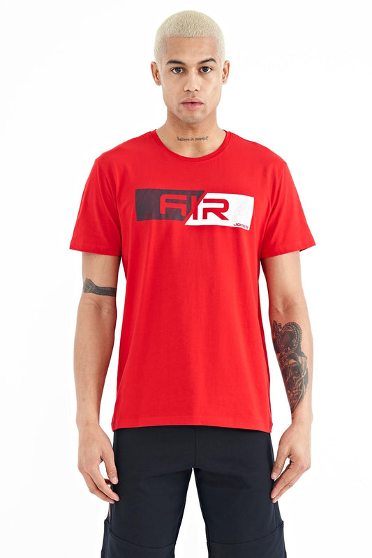 Casey Red Standard Fit Men's T-Shirt - 88205