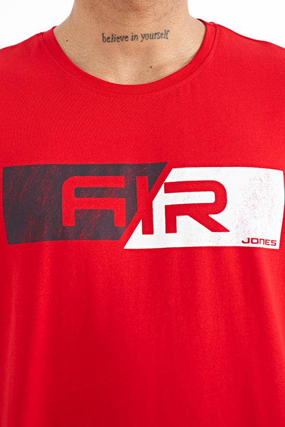 Casey Red Standard Fit Men's T-Shirt - 88205