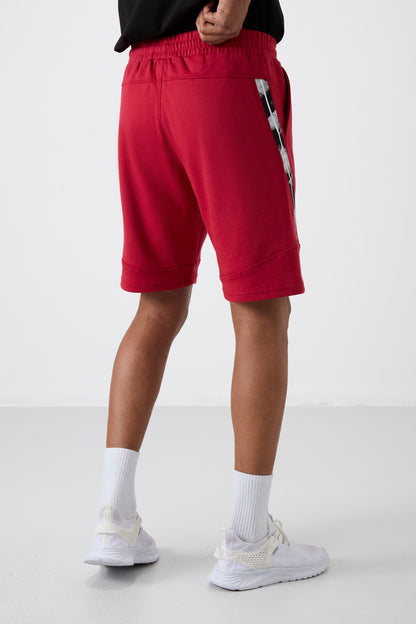 Amos Red Printed Men's Shorts - 81246