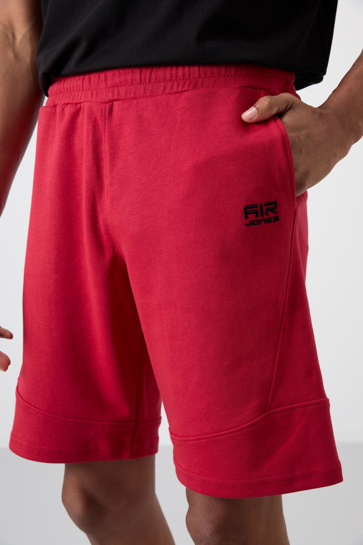 Amos Red Printed Men's Shorts - 81246
