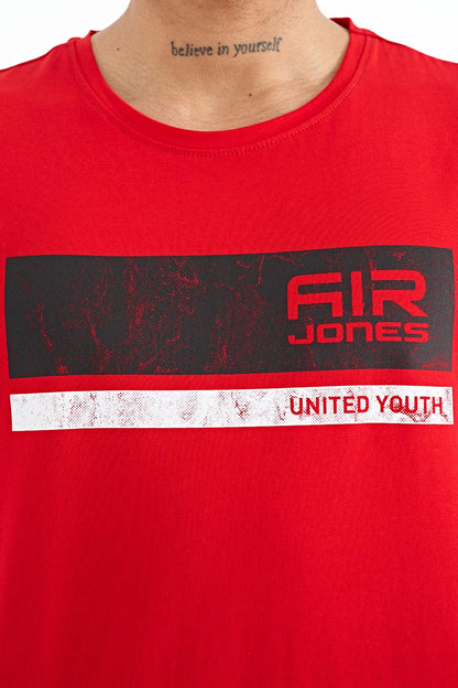 Luke Red O Collar Men's T-Shirt - 88221