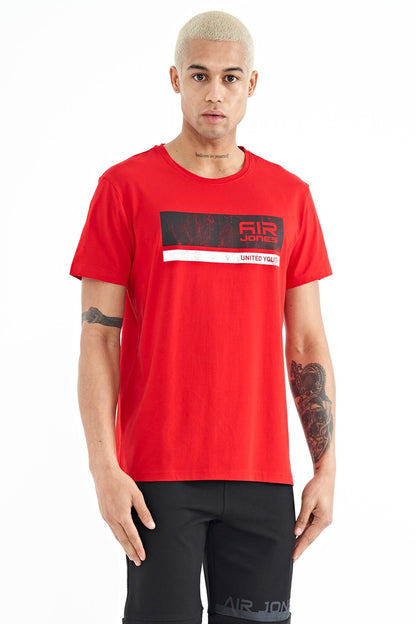 Luke Red O Collar Men's T-Shirt - 88221
