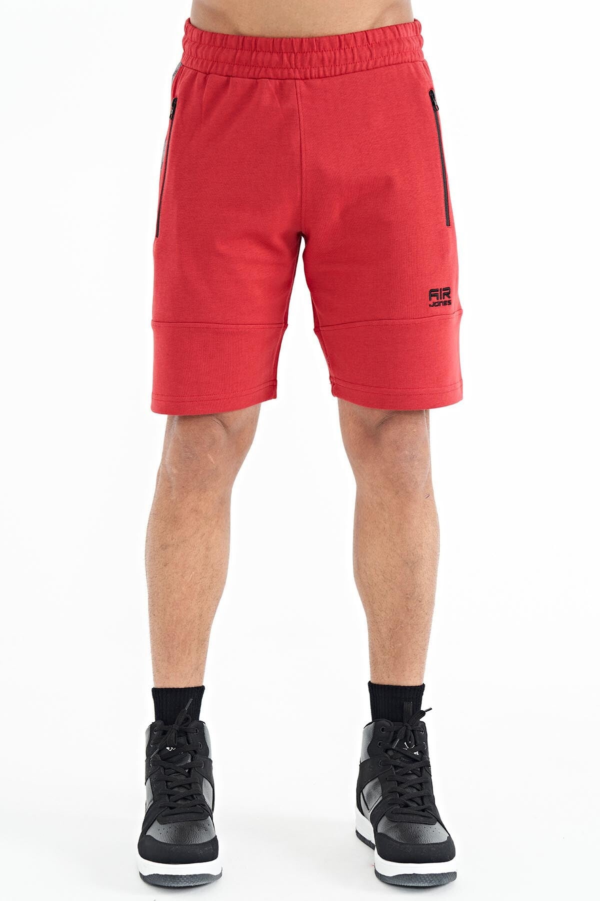 Alec Red Standard Fit Men's Shorts - 81243