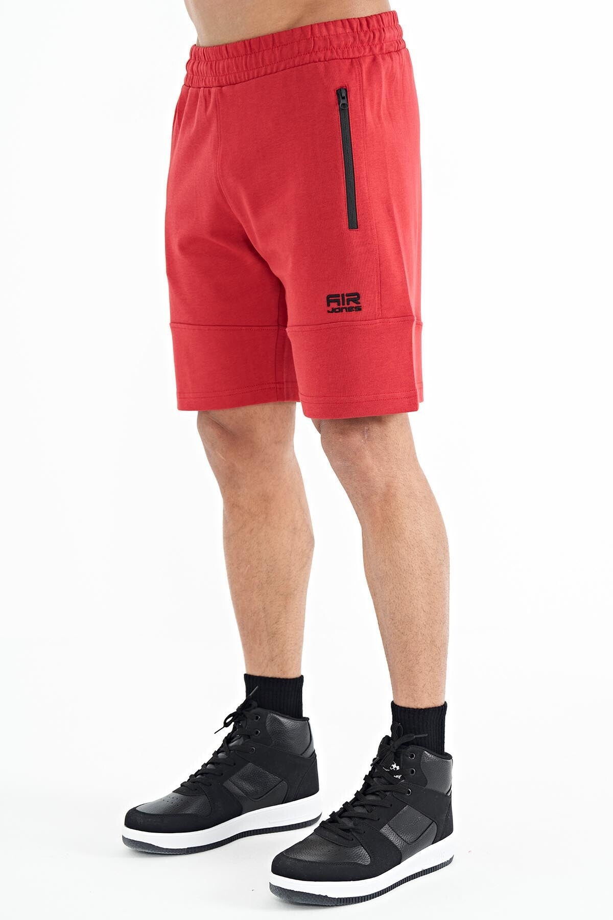 Alec Red Standard Fit Men's Shorts - 81243