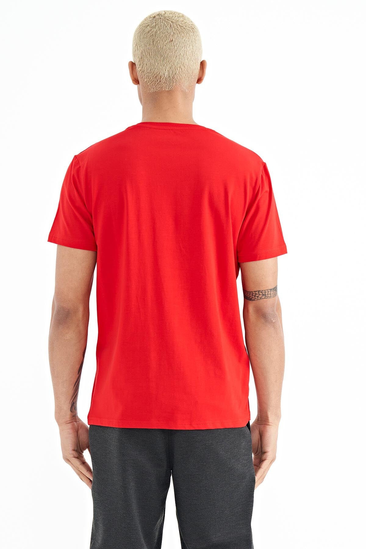 Bert Red Standard Fit Men's T-Shirt - 88210
