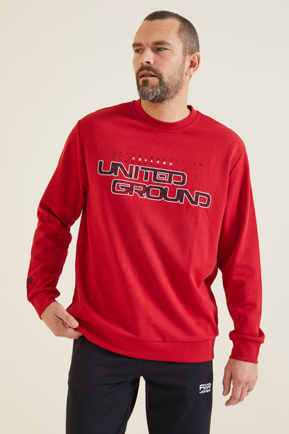 Rufus Red O Collar Men's Sweatshirt - 88127