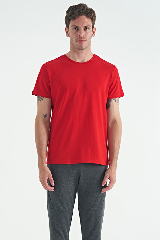 Red Basic Men's T-Shirt - 88245