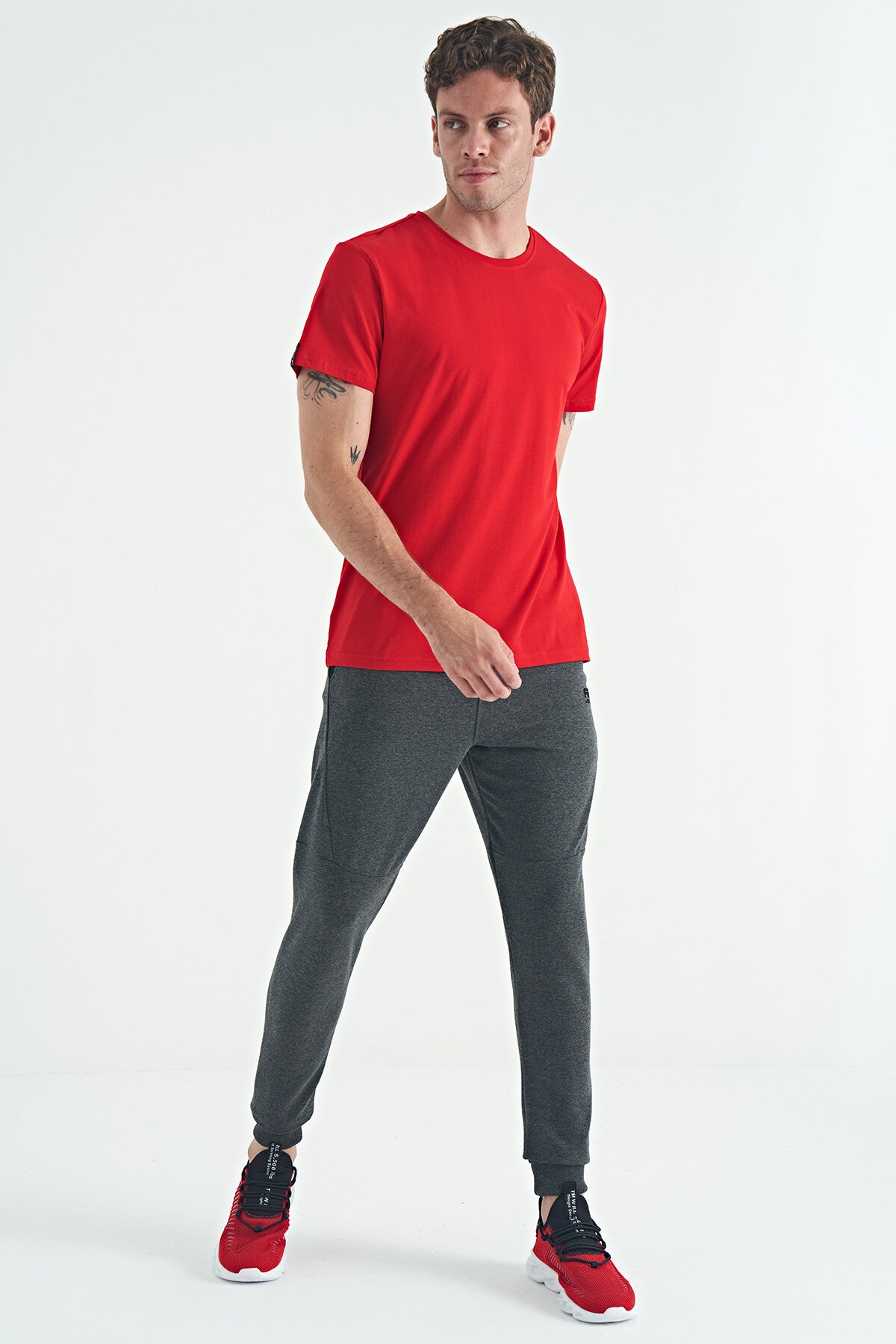 Red Basic Men's T-Shirt - 88245